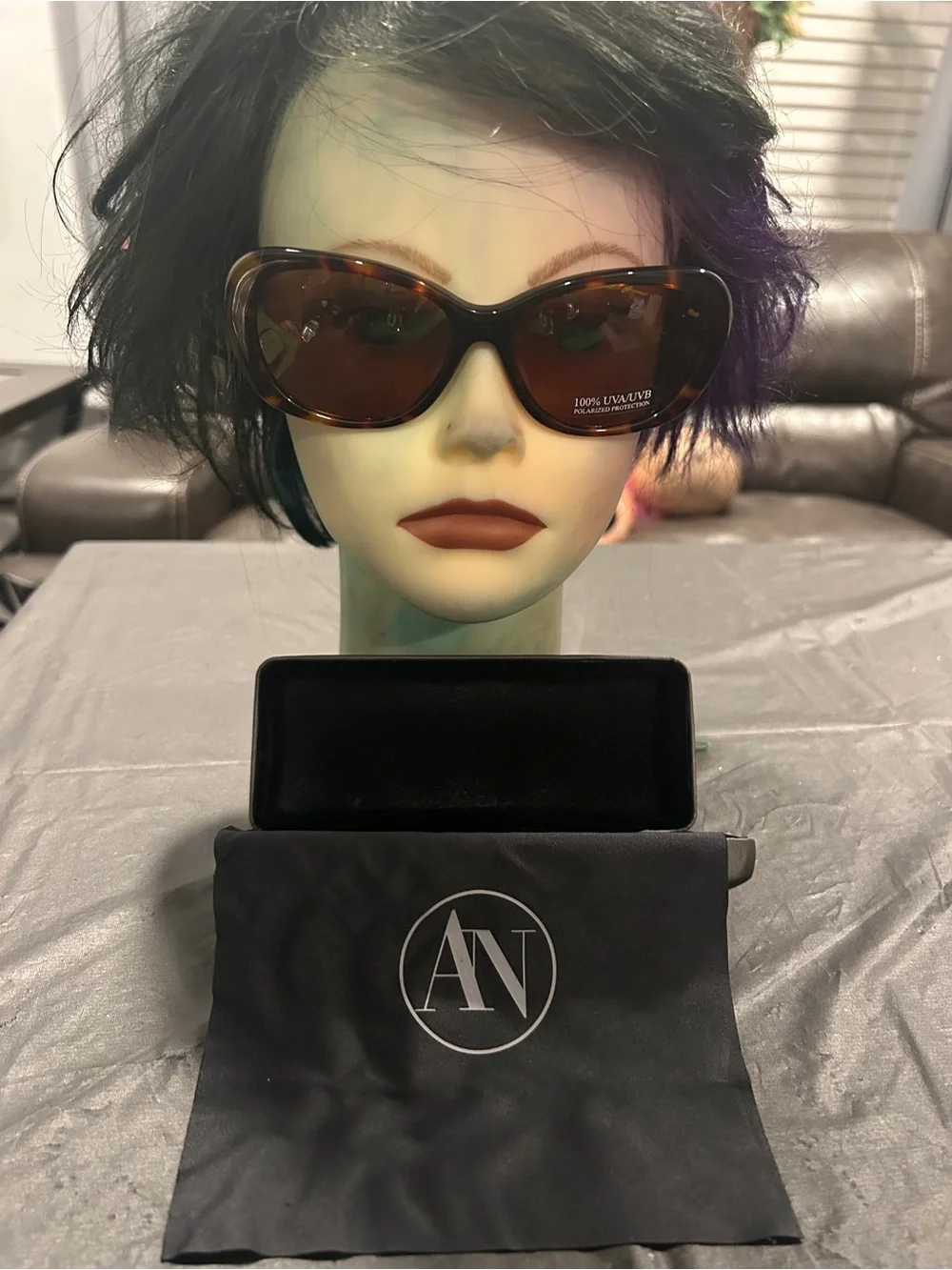 Tortoiseshell Women's Sunglasses with Brown Lenses